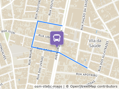 Mapa da parada