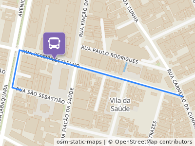 Mapa da parada
