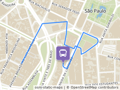Mapa da parada