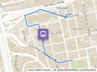 Mapa da parada