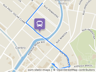 Mapa da parada