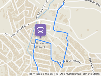 Mapa da parada