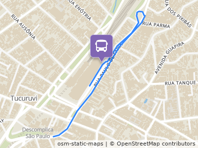 Mapa da parada