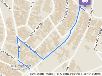 Mapa da parada
