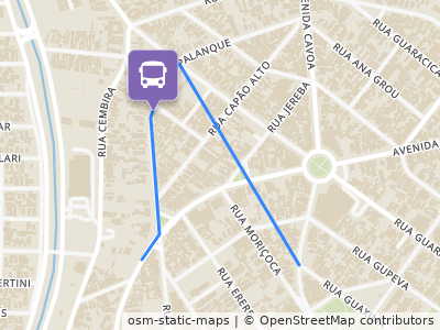 Mapa da parada