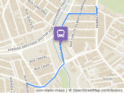 Mapa da parada