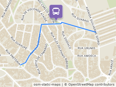 Mapa da parada