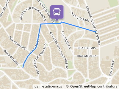 Mapa da parada
