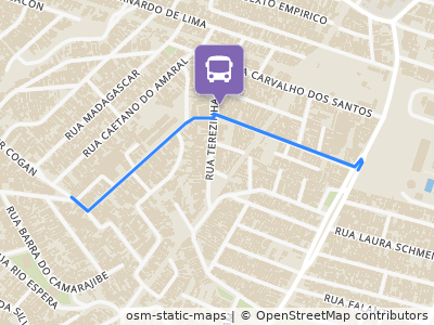 Mapa da parada