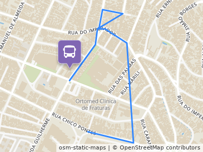Mapa da parada