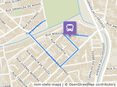 Mapa da parada