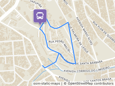 Mapa da parada