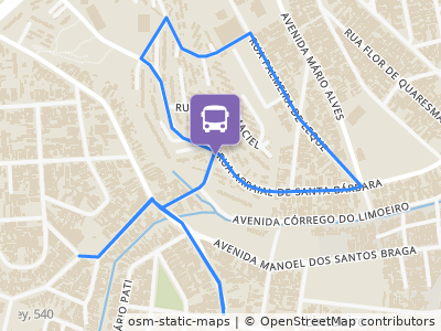 Mapa da parada