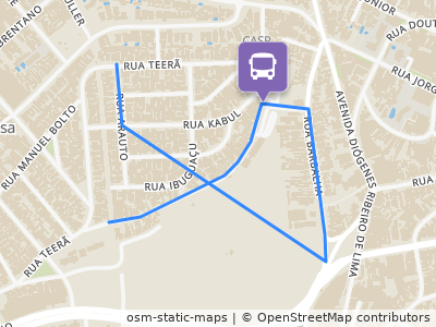 Mapa da parada