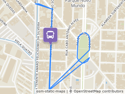 Mapa da parada