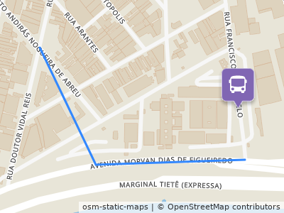 Mapa da parada