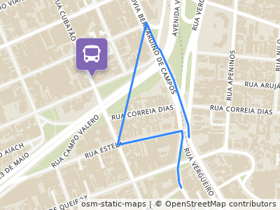 Mapa da parada