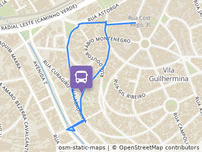 Mapa da parada