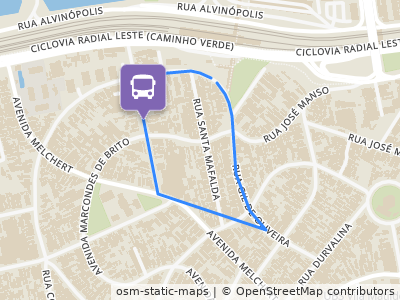 Mapa da parada