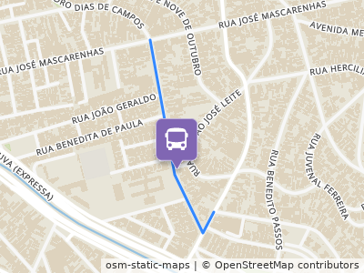 Mapa da parada