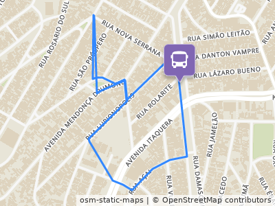 Mapa da parada