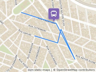 Mapa da parada