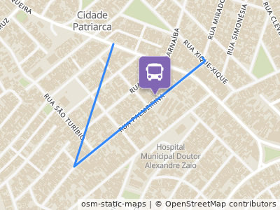 Mapa da parada