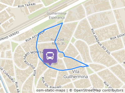 Mapa da parada