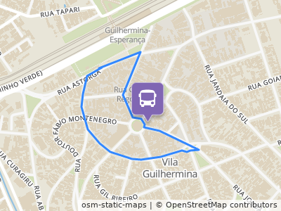 Mapa da parada