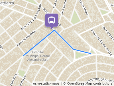 Mapa da parada