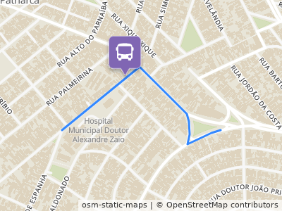Mapa da parada