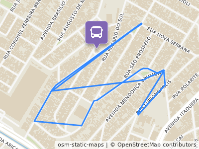 Mapa da parada