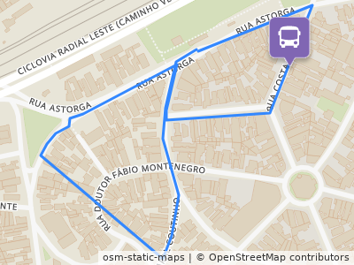 Mapa da parada