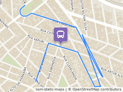Mapa da parada