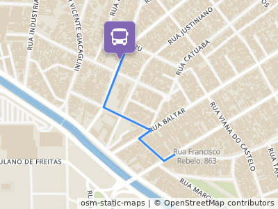 Mapa da parada