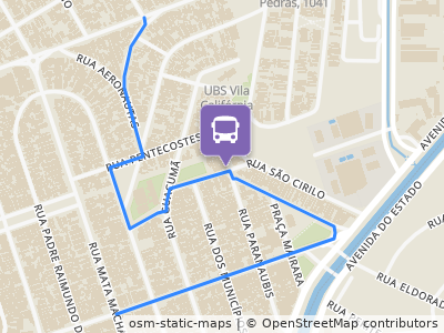 Mapa da parada