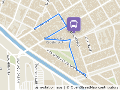 Mapa da parada