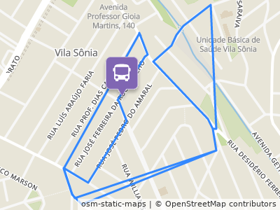 Mapa da parada