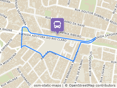 Mapa da parada