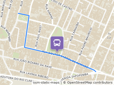 Mapa da parada