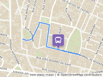 Mapa da parada