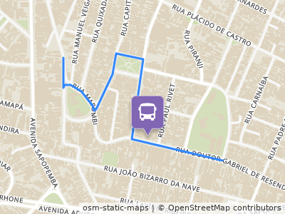 Mapa da parada
