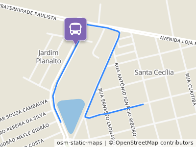 Mapa da parada