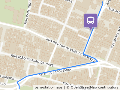 Mapa da parada