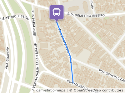 Mapa da parada