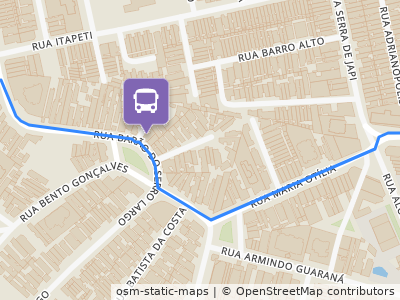 Mapa da parada