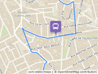 Mapa da parada