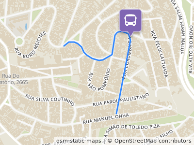 Mapa da parada
