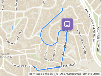 Mapa da parada