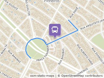 Mapa da parada